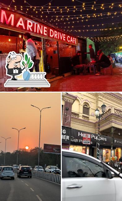 The picture of Marine Drive Cafe’s exterior and interior