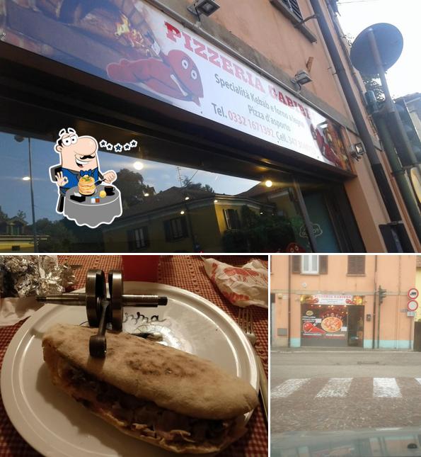 Panino con maiale stirato al Pizzeria Gabibbo