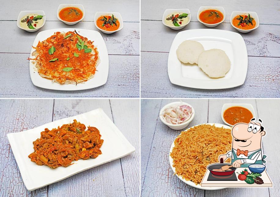Chicken curry at Sri Pandiyan Hotel