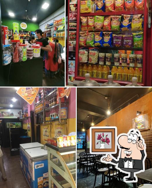 The interior of pick and mix