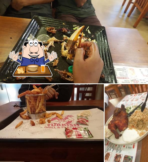 Meals at Turkish grill & platers