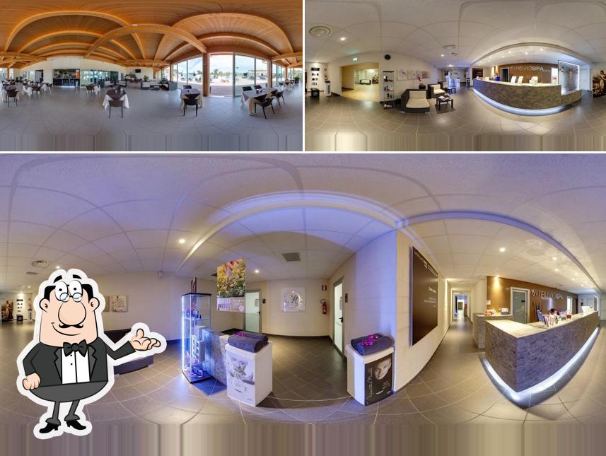 Gli interni di Campus Aquae