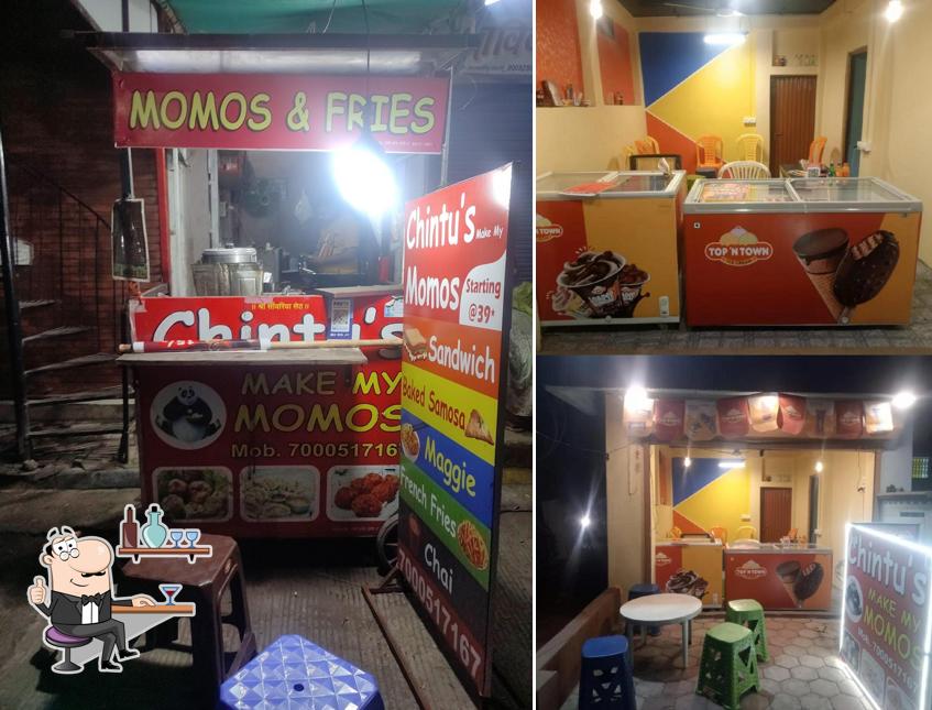 The interior of Chintu make my momos