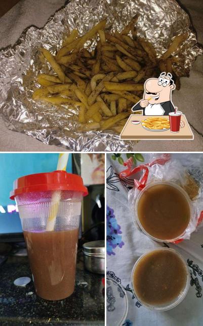 French fries at Lassi & Shakes