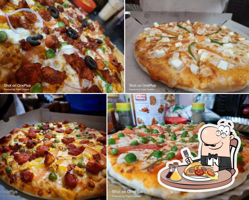 Pick different kinds of pizza