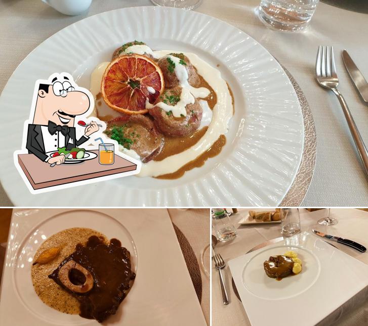 Mousse al cioccolato al Ristorante Scuderie Sabaude, carne da Re