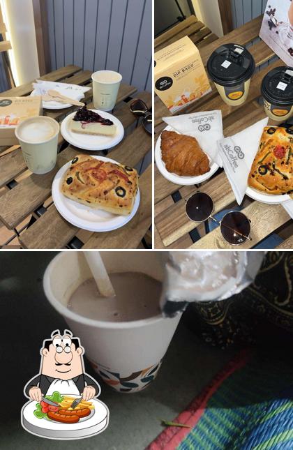 The restaurant's food and beverage