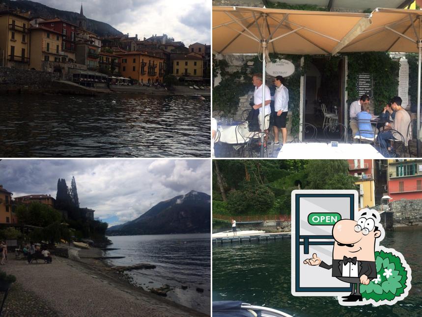 Goditi la vista dagli esterni di Varenna Caffè Bistrot