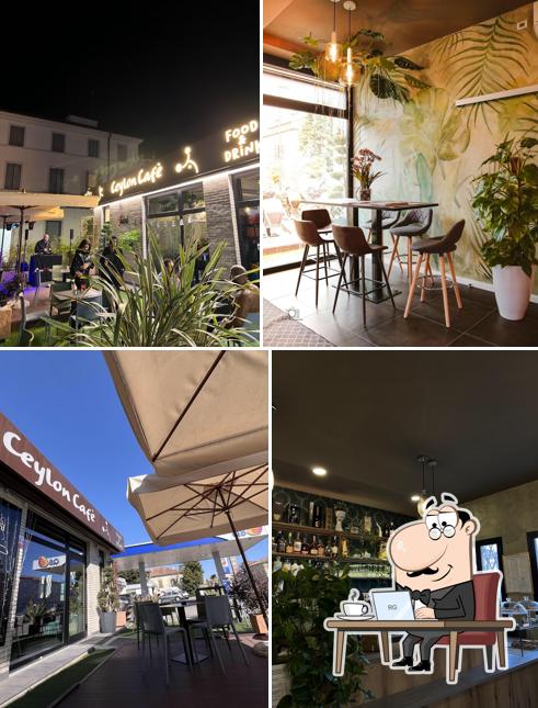 Gli interni di Ceylon Café