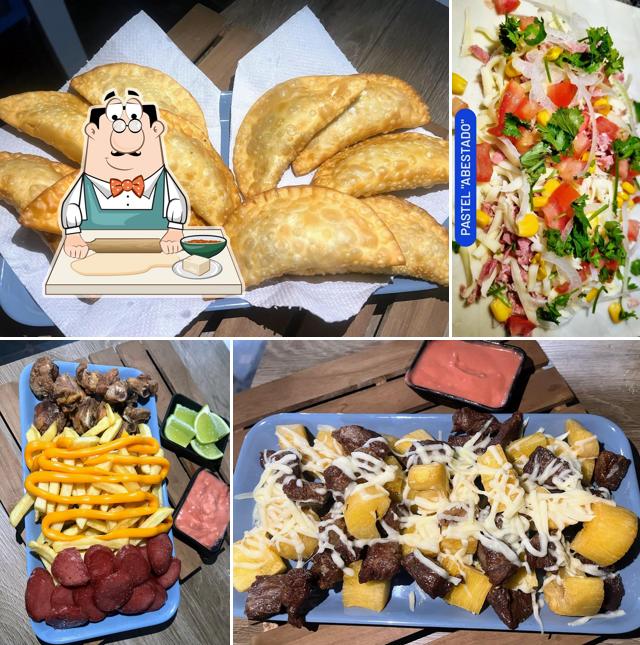 Samosas em PASTEL PERNAMBUCANO
