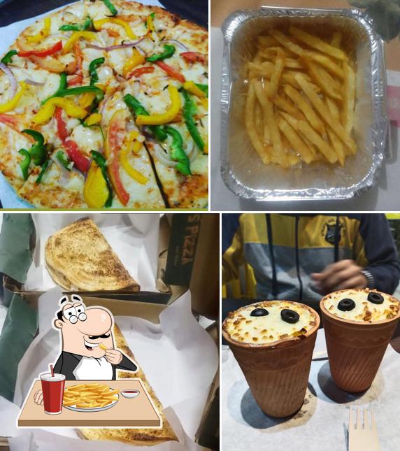 French fries at THE KINGS PIZZA