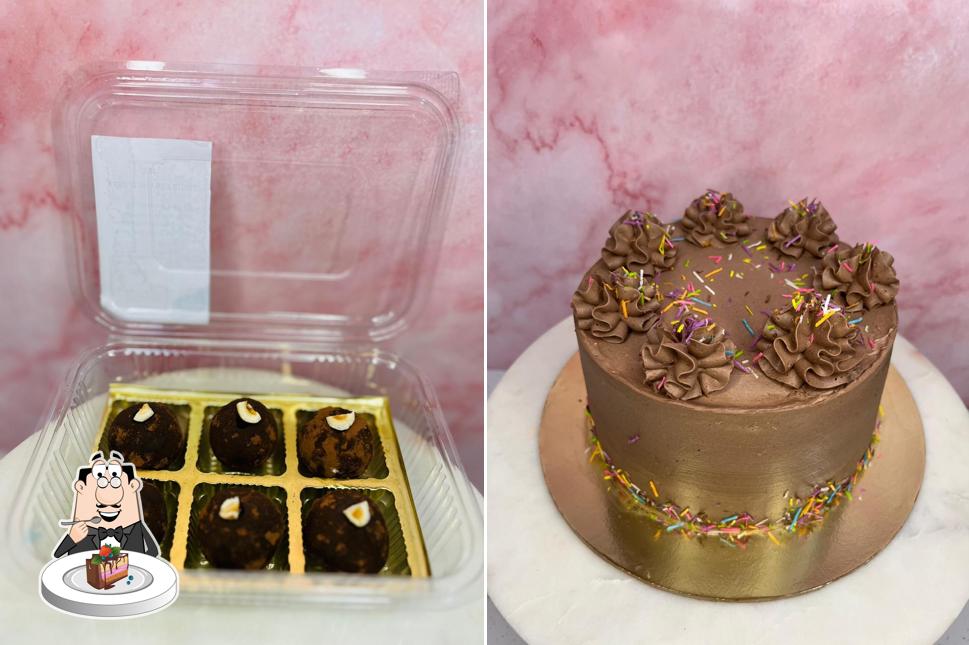 Chocolate cake at The Garnished Bowl