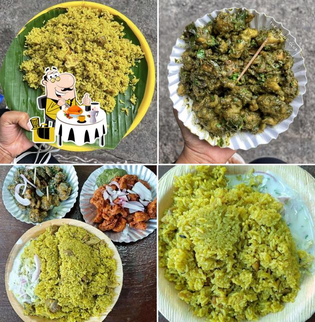 Meals at Sri Mahadeshwara Mushroom Dum Biryani