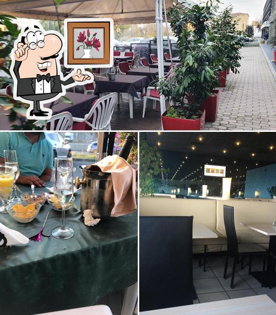 Gli interni di Carisma Ristorante & Lounge Cafè