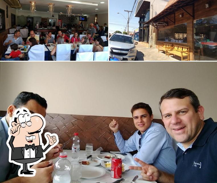 O interior do Churrascaria Gaúcha