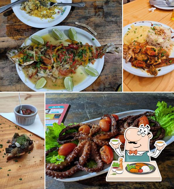 Comida em Kiosk Bistrô