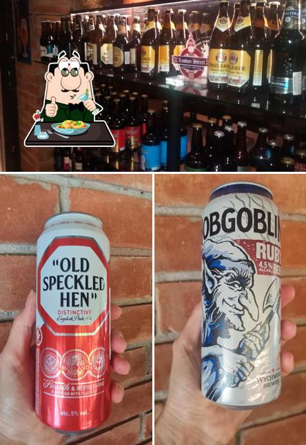 Confira a ilustração ilustrando comida e interior no LONDON STREET PUB