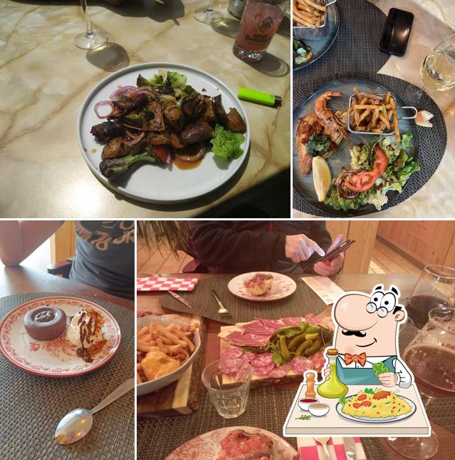 Nourriture à Au Comptoir Des Vignobles