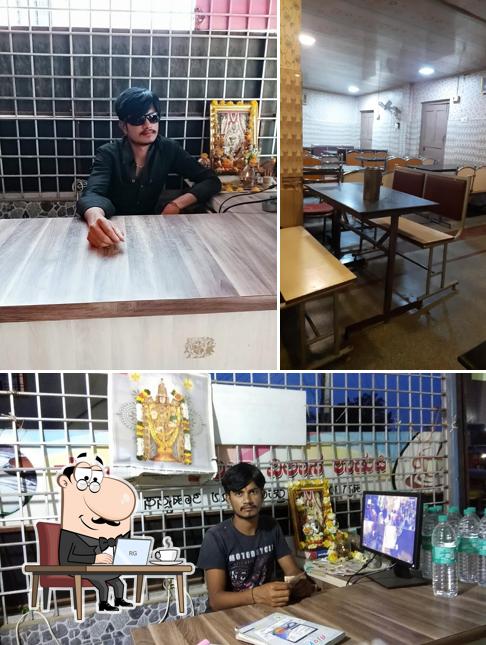 The interior of HOTEL GIRIJA VILAS UDUPI
