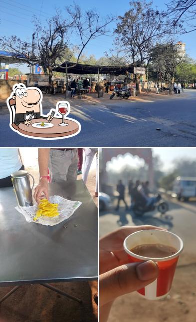 The image of Lalabhai Bhajiyawala’s food and exterior
