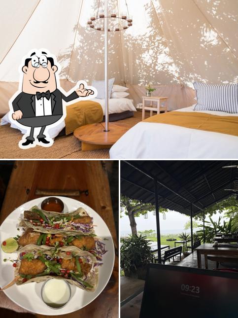 The photo of Soul Food Cafe’s interior and food