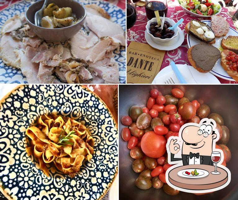 Platti al Bar Dante Alighieri