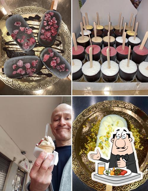 Platti al Gelateria Dolce Bologna