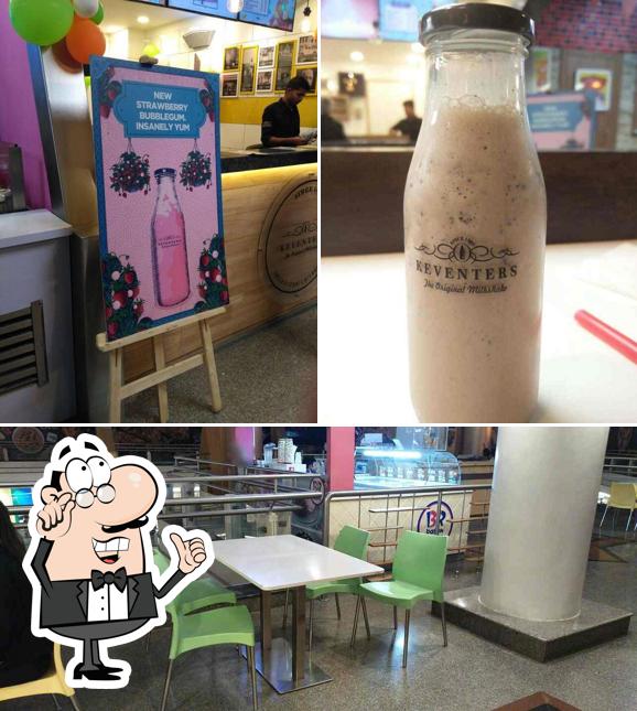 The interior of Keventers - Milkshakes & Desserts