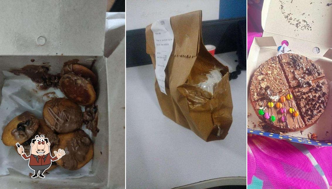 Chocolate mousse at New york waffles & dinges