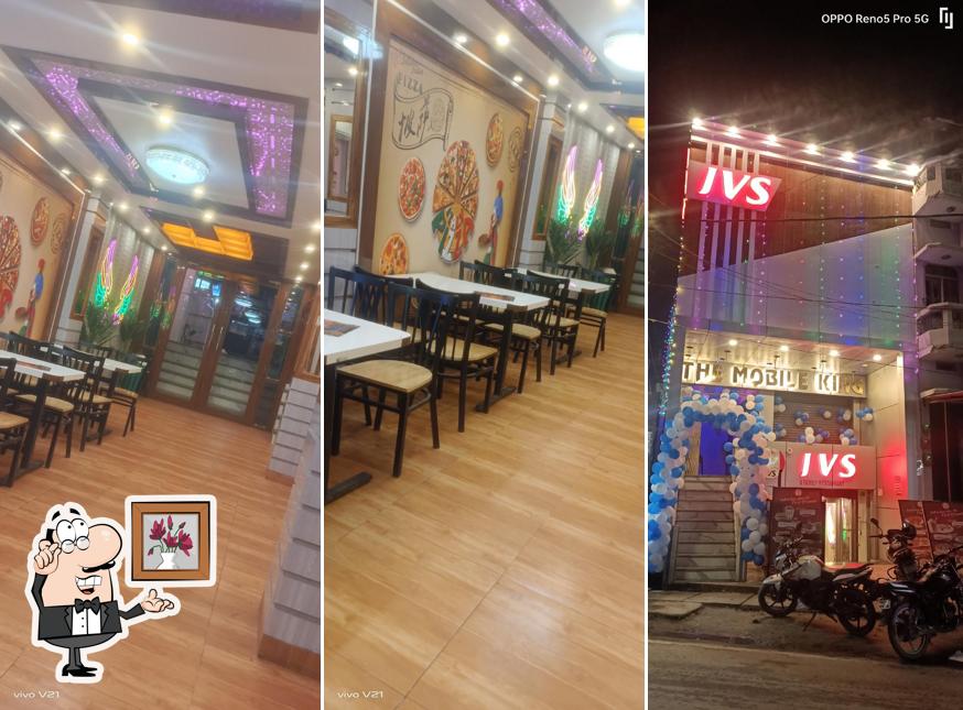 The interior of jvs resturant