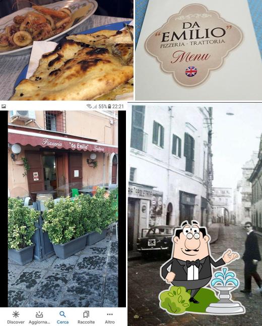 Goditi la vista dagli esterni di Trattoria Pizzeria da Emilio