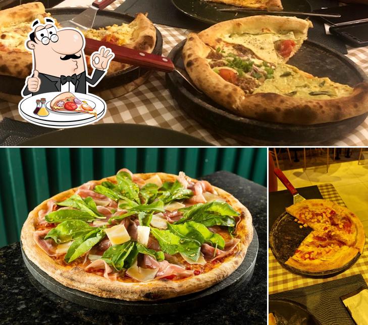 No ALEIXO Pizzaria no Lourdes, você pode provar pizza