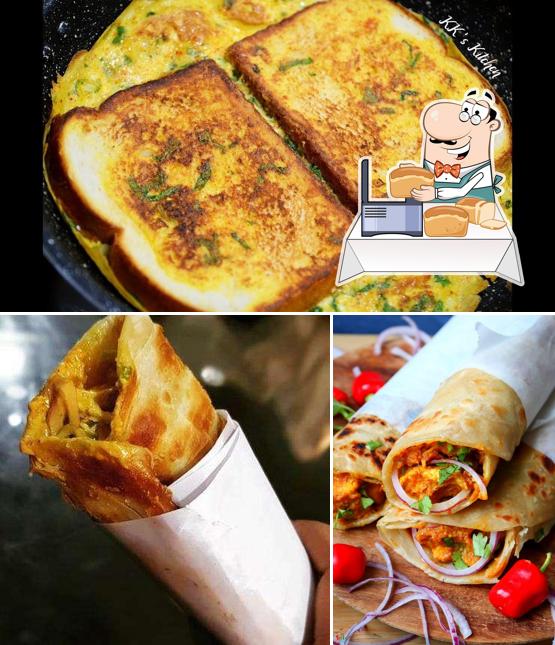 Garlic bread at Jhansi Wala Food Kingdom