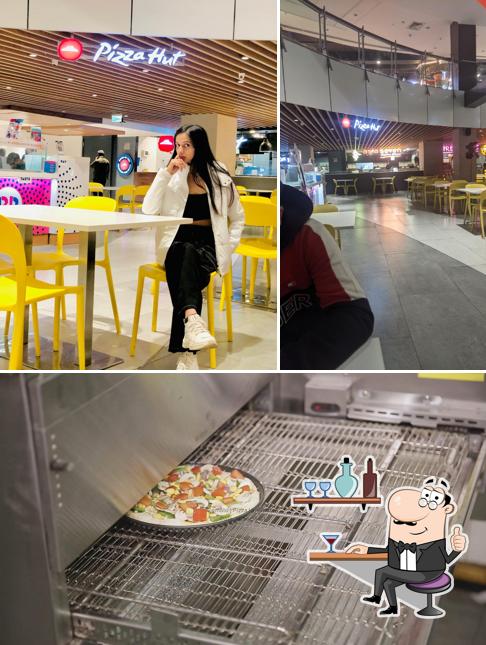 Pizza Hut Treasure Island Mall, Indore is distinguished by interior and food