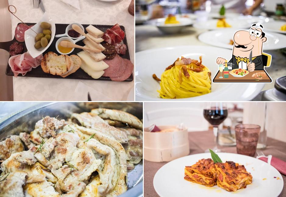 Cibo al Trattoria a Silvia
