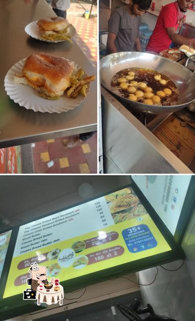 Check out the photo showing food and interior at Buddy's Vadapav & Sandwich (Grid)