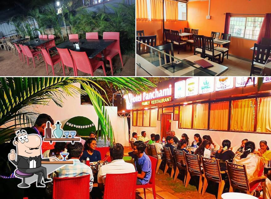 The interior of Hotel New Panchami - Hubli