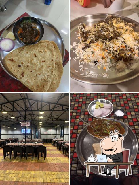 Among various things one can find interior and food at Amrut Saoji Bhojanalaya