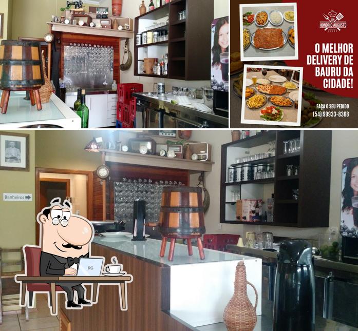 Veja imagens do interior do Restaurante Don Honório Augusto