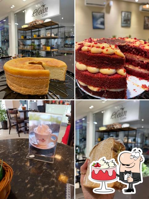 Bolo veludo vermelho em Clean Café
