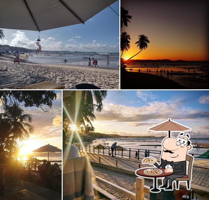 a parte exterior é uma característica importante do Pipa Beach Club