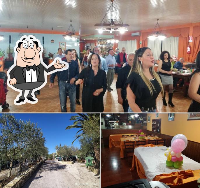 La foto di interni e esterno da Ristorante Olympia - Pizzeria - Ricevimenti Di Pepe Margherita