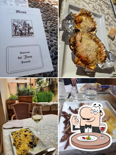 Platti al Trattoria dei Bana ai Buranelli
