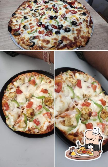 At CRISPY CAFE, you can enjoy pizza