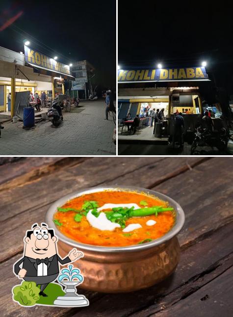 Kohli Dhaba is distinguished by exterior and food