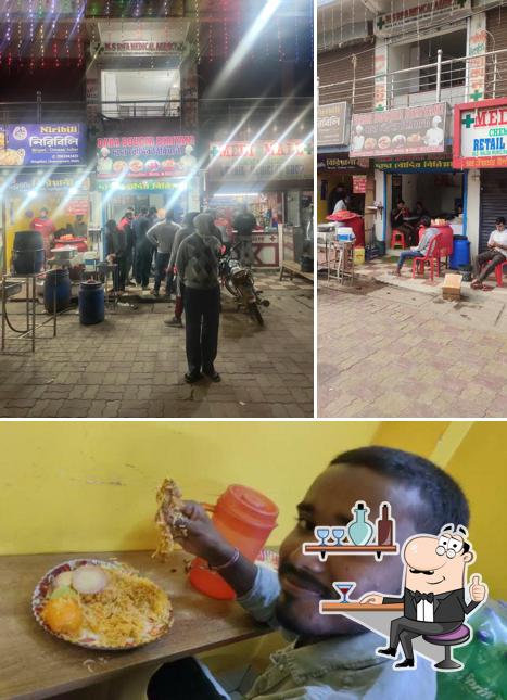 The interior of Dada boudir Biryani