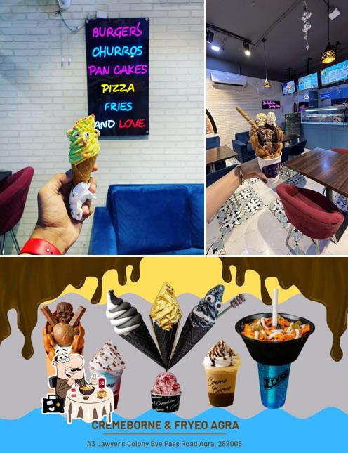 Ice cream at House of Tipsy Grill - Best Cafe In Agra