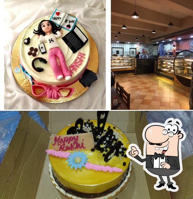 The restaurant's interior and food The restaurant's interior and food