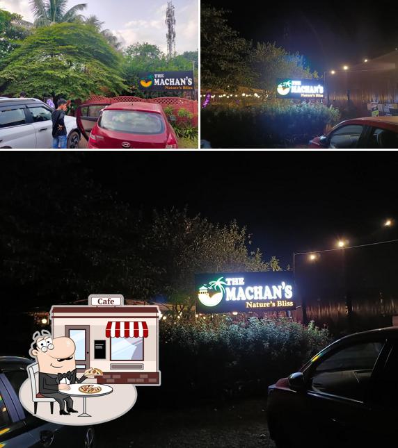 Check out the outside part of The Machan's Nature's Bliss Veg / Non-Veg Restaurant in Nashik Famous restaurants in Nashik