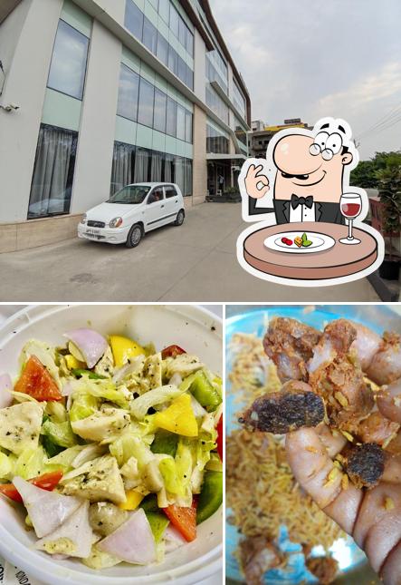 The photo of food and exterior at Blue Fox - Kompally